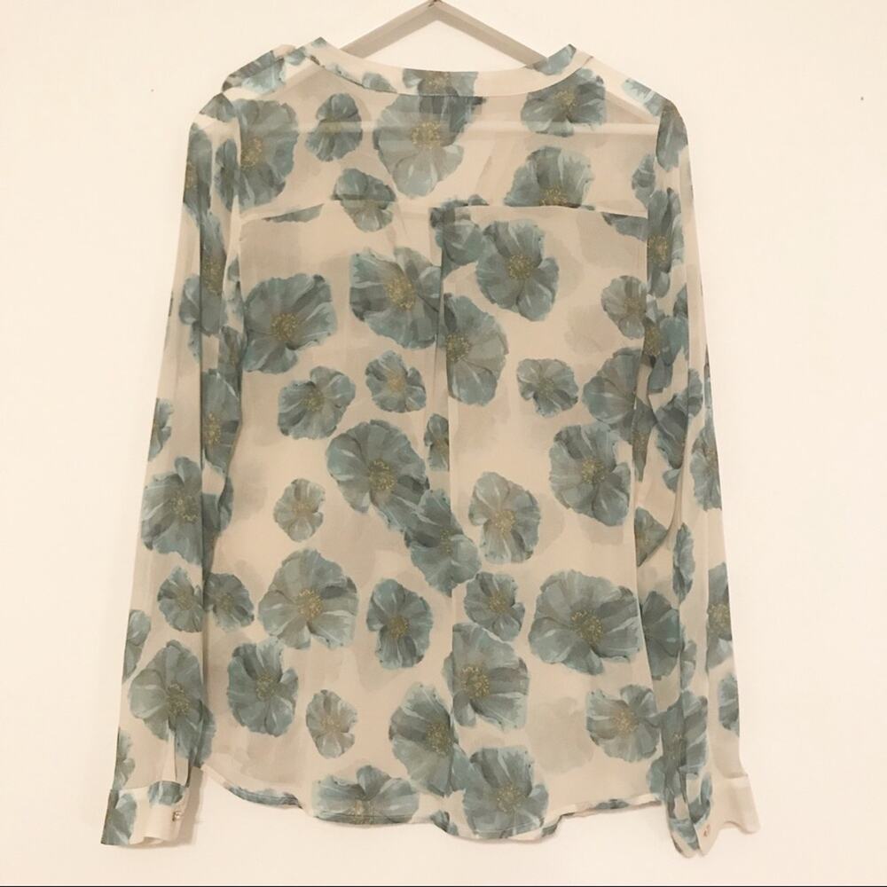 The Limited long sleeve floral blouse SZ S - Picture 4 of 6